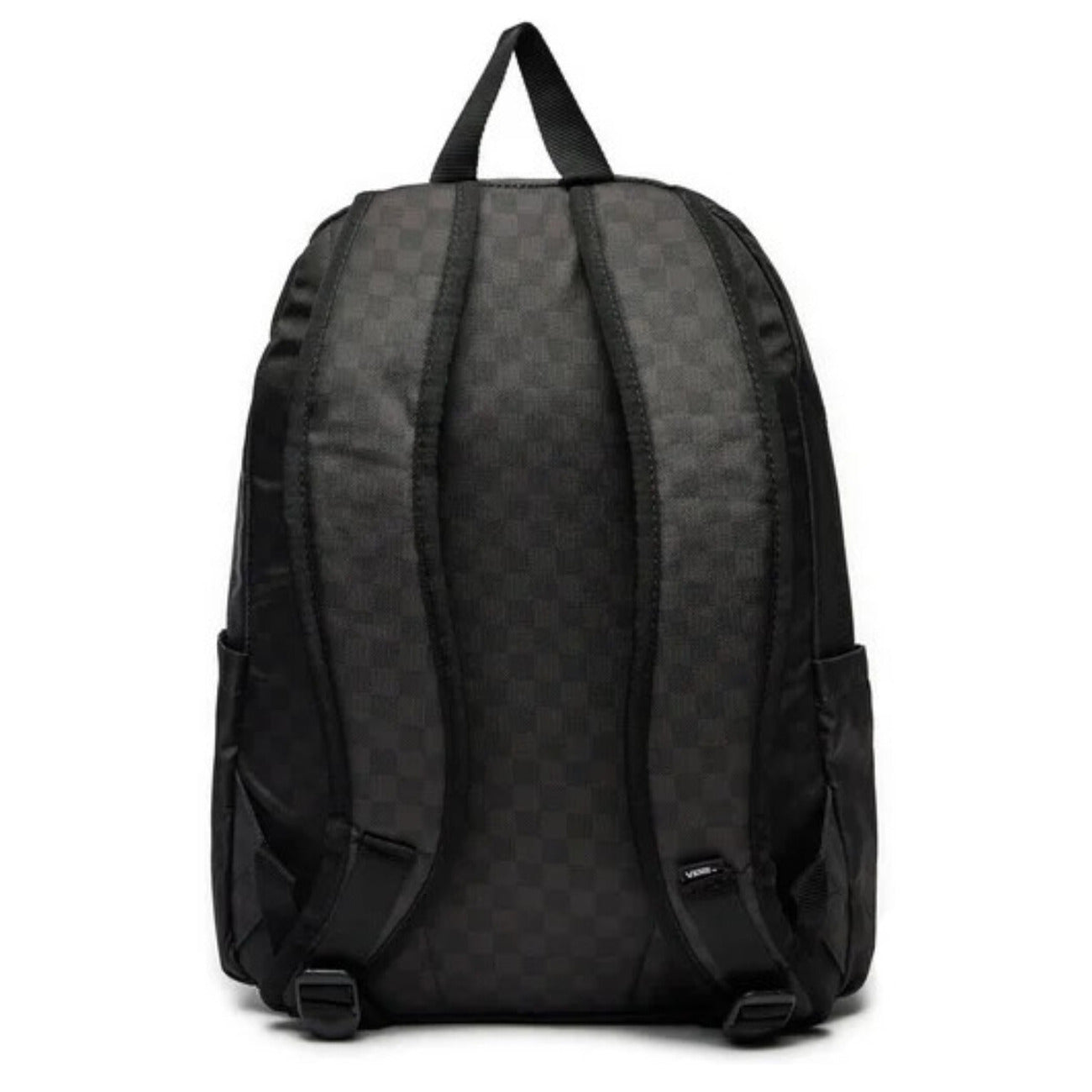 Zaino Vans Old Skool Check; 22 litri, scomparto laptop 15", tasca portabottiglie, spallacci imbottiti. Il design iconico in versione sostenibile. Vista posteriore 