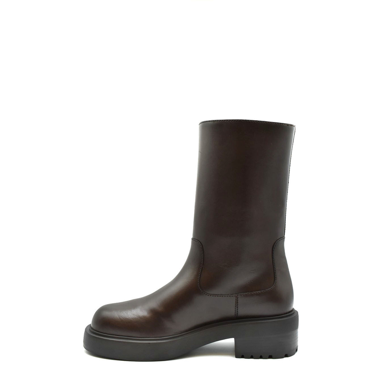 Giuseppe Zanotti Stivali Donna Marroni con Cerniera Stivaletti in Pelle 100% Autunno/Inverno V_31870