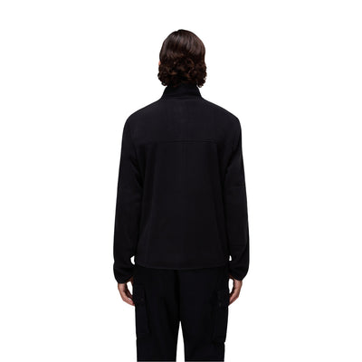 Napapijri Giacca Pile Uomo Nero Cerniera Manica Lunga Scollo Alto Tasche Poliestere 100% Autunno Inverno NP0A88V19