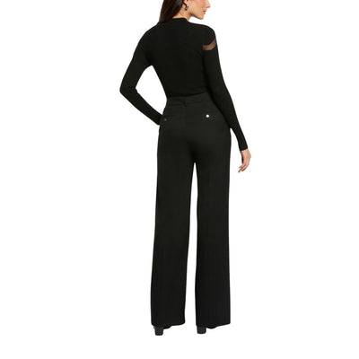 Morgan De Toi Maglia Donna Nera Maniche Lunghe Scollo Tondo - Maglia Poliestere