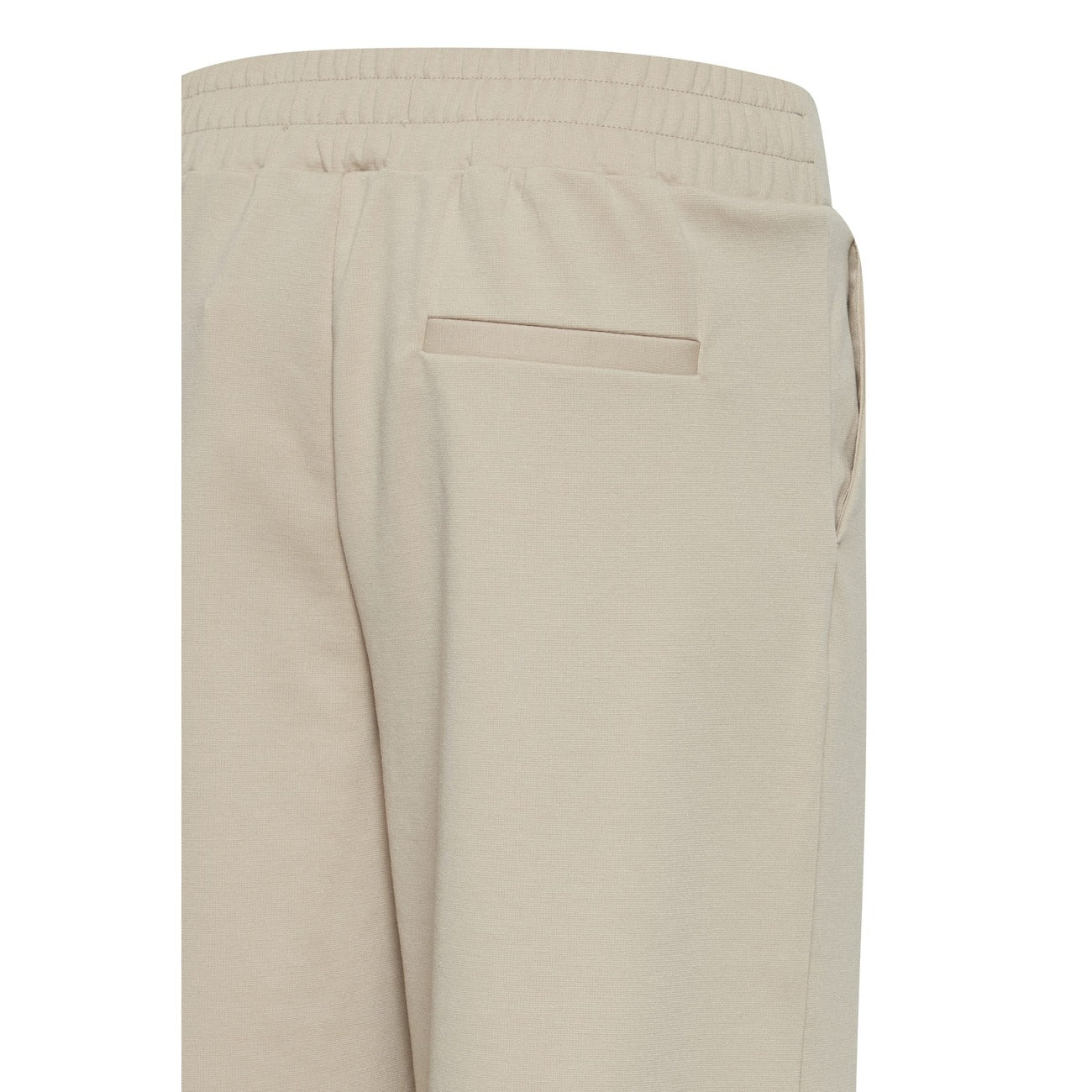 Ichi Pantaloni Donna Beige Senza Chiusura Tasche Laterali e Posteriori 74% Poliestere 22% Viscosa 4% Elastan Autunno/Inverno 20118337