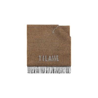 Alviero Martini Prima Classe Sciarpa Donna Marrone con Stampa - Sciarpa Invernale 170x40cm