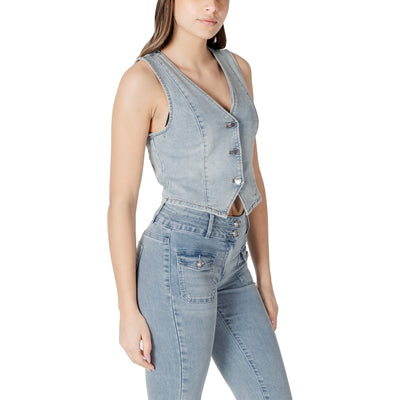 Morgan De Toi Gilet di jeans Donna