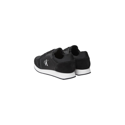 Calvin Klein Jeans Sneakers Uomo Nero Lacci Nylon 100% Sportive Basse Autunno Inverno YM0YM01326