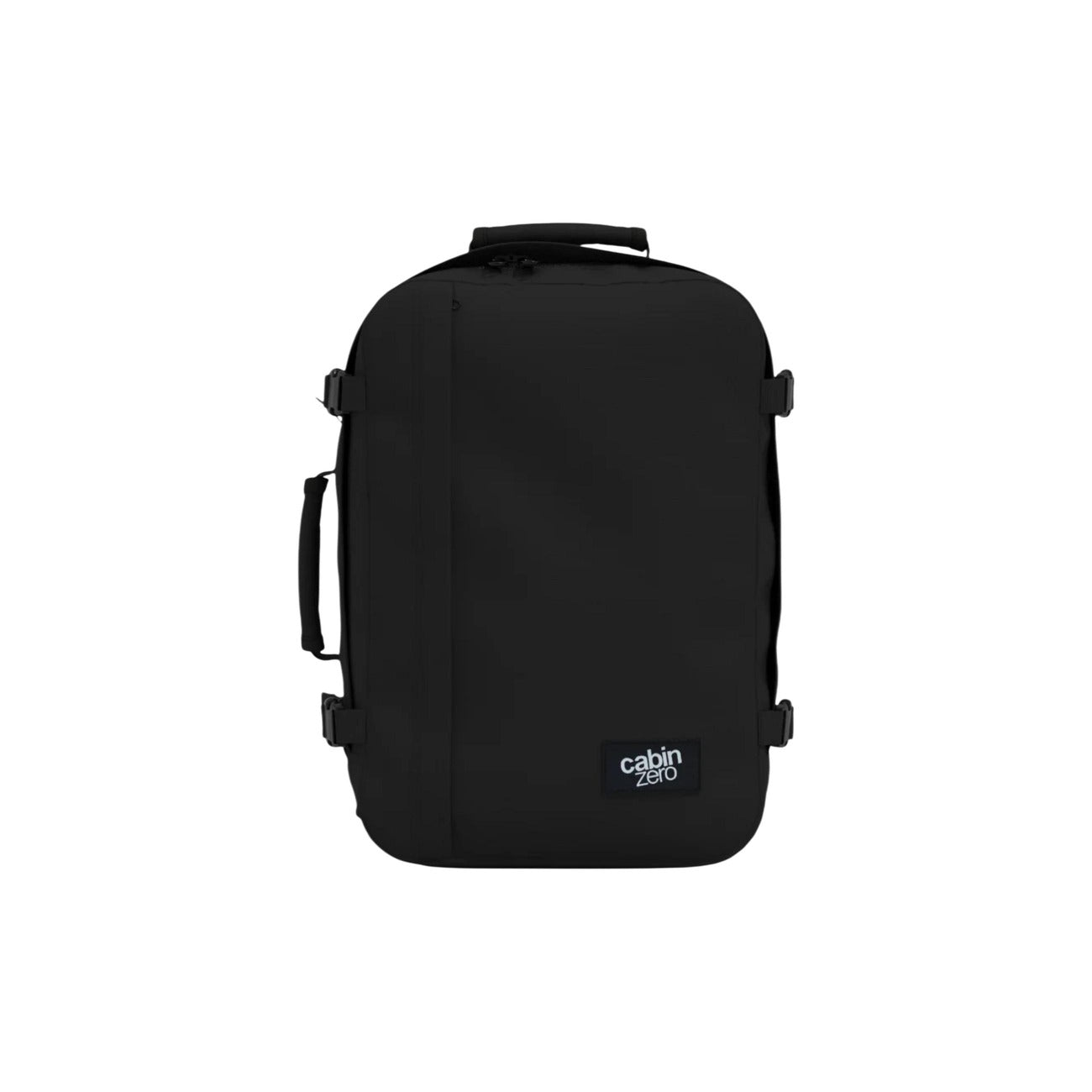 Zaino Cabin Zero Classic 36L; 100% Poliestere Nero. Dimensioni cabina 45x31x20 cm, ultra-leggero, idrorepellente. Backpack uomo con sistema di compressione e manici comfort laterali/superiori.