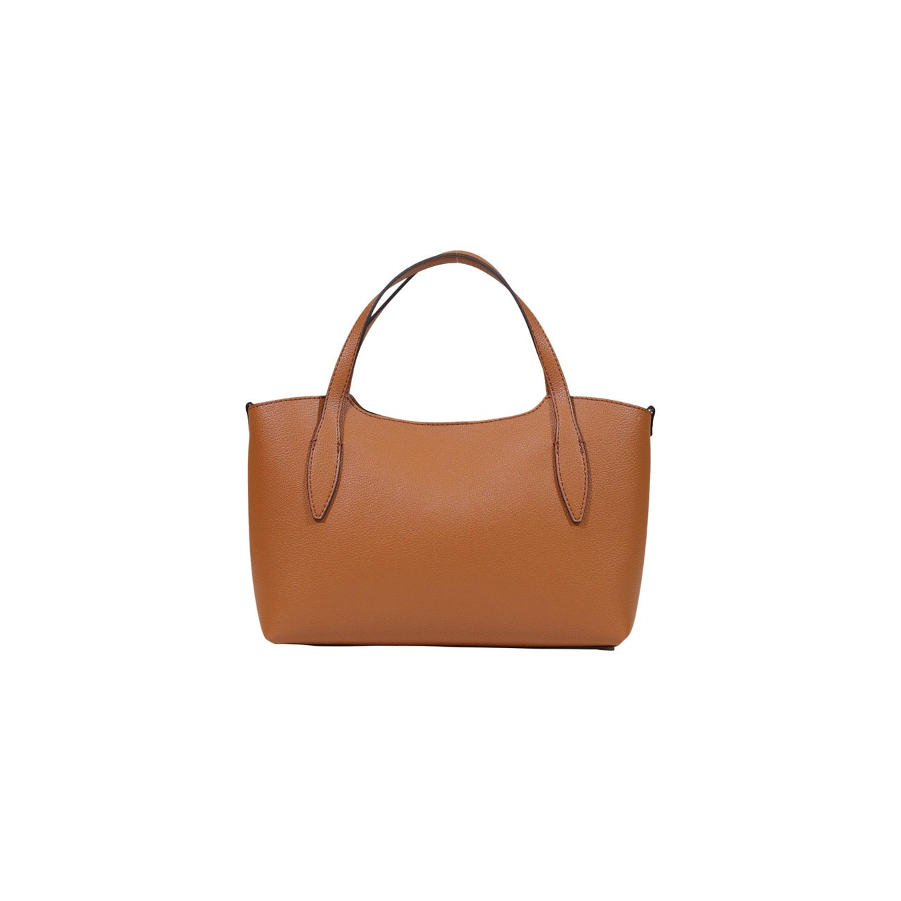 Borsa Satchel Grande Donna Beige Guess Lucci; Struttura 100% poliuretano martellato con chiusura a zip e doppi manici. Tracolla rimovibile, logo metallico frontale e ciondolo con mini lucchetto, stile casual mezza stagione. Posteriore 