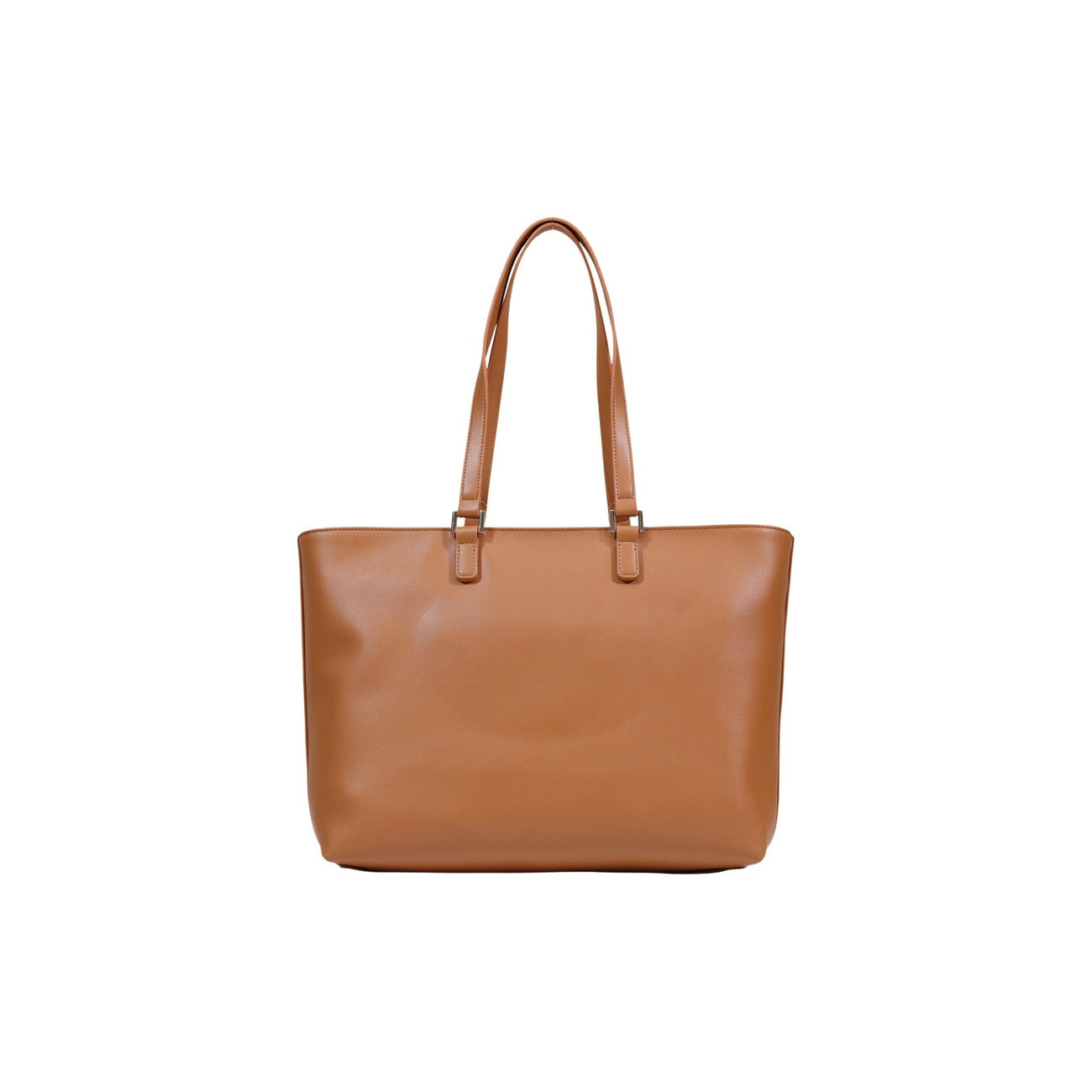 Borsa Shopper Replay Marrone; 100% Poliestere. Chiusura con zip, logo metallico, doppie maniglie. Design minimalista 4 stagioni, spaziosa e leggera. Perfetta per ufficio e shopping. Vista posteriore 
