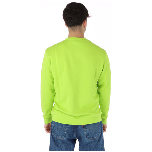 North Sails Felpa Uomo Verde con Maniche Lunghe Scollo Tondo in Cotone 80% Poliestere 20% Autunno/Inverno 902407