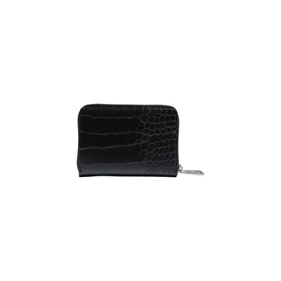 Replay Portafoglio Donna Nero con Cerniera Scomparti Interni Tasche Interne - Portafoglio Poliestere 15x10.5x2cm