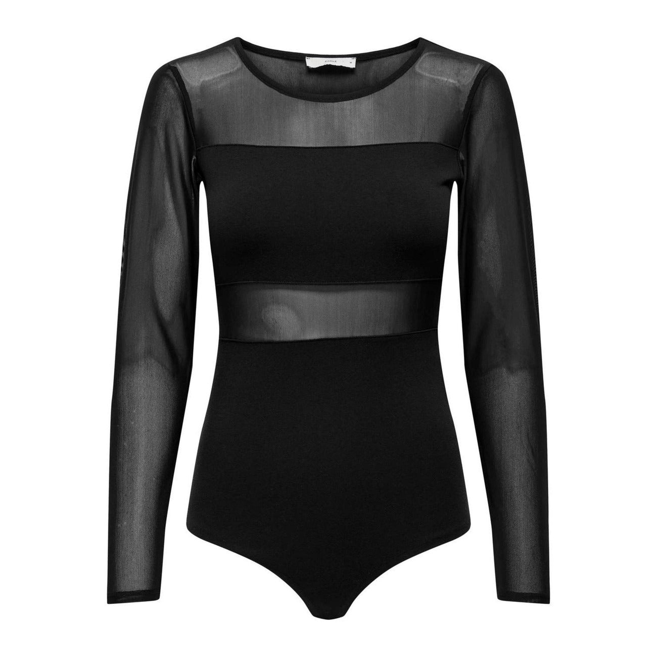 Body Donna Only Nero Manica Lunga - Comfort e Stile Essenziale