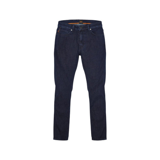 Jeans Boss uomo blu con tasche - vista frontale
