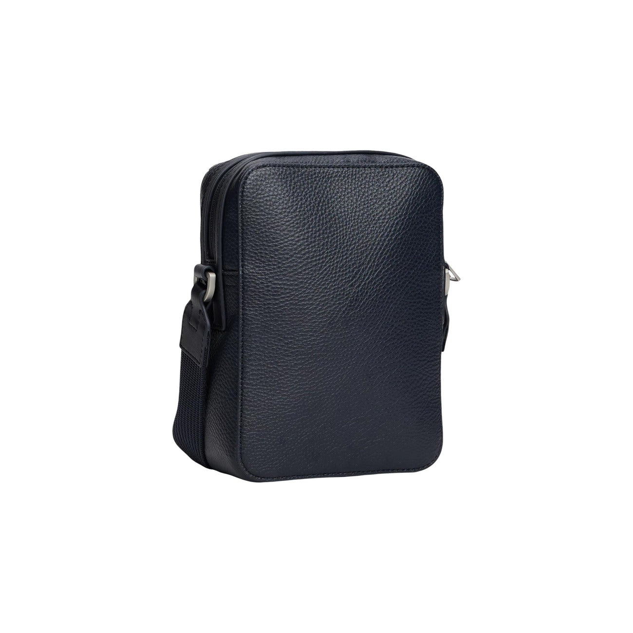 Tracolla uomo Tommy Hilfiger Mini Reporter; 100% Poliuretano. Logo applicato, tracolla regolabile, chiusura con zip. Borsa compatta uomo, versatile e moderna. Vista posteriore 