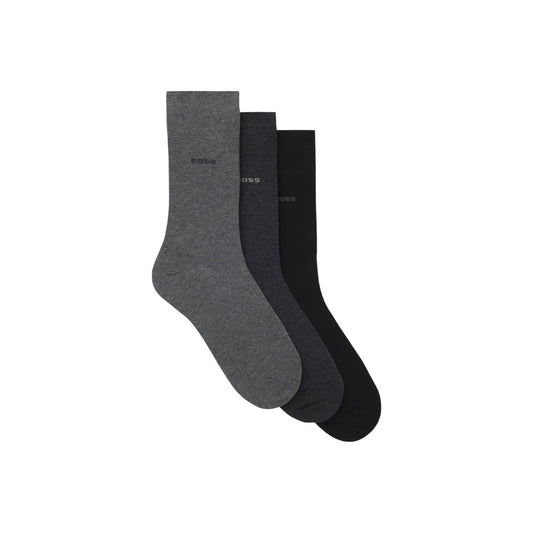 Boss Calze Uomo Grigie - Calze Cotone Poliammide Elastan
