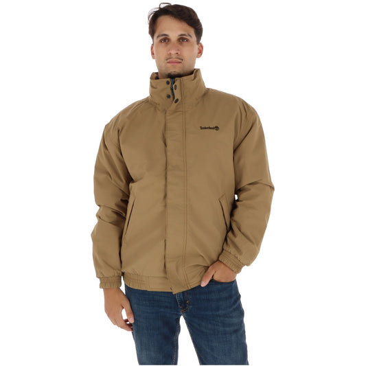 Giubbotto bomber beige uomo Timberland – Bomber impermeabile e antivento TBC0YH78.