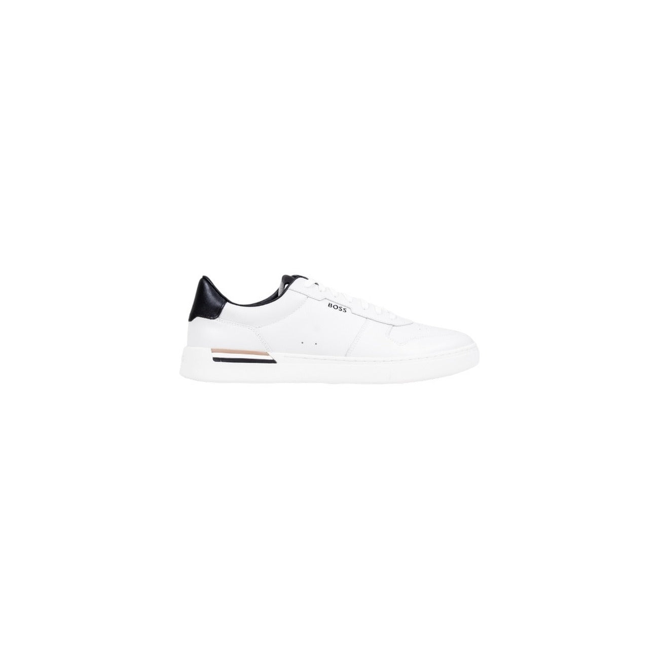 Boss Sneakers Uomo Bianche con Lacci - Sneakers Pelle