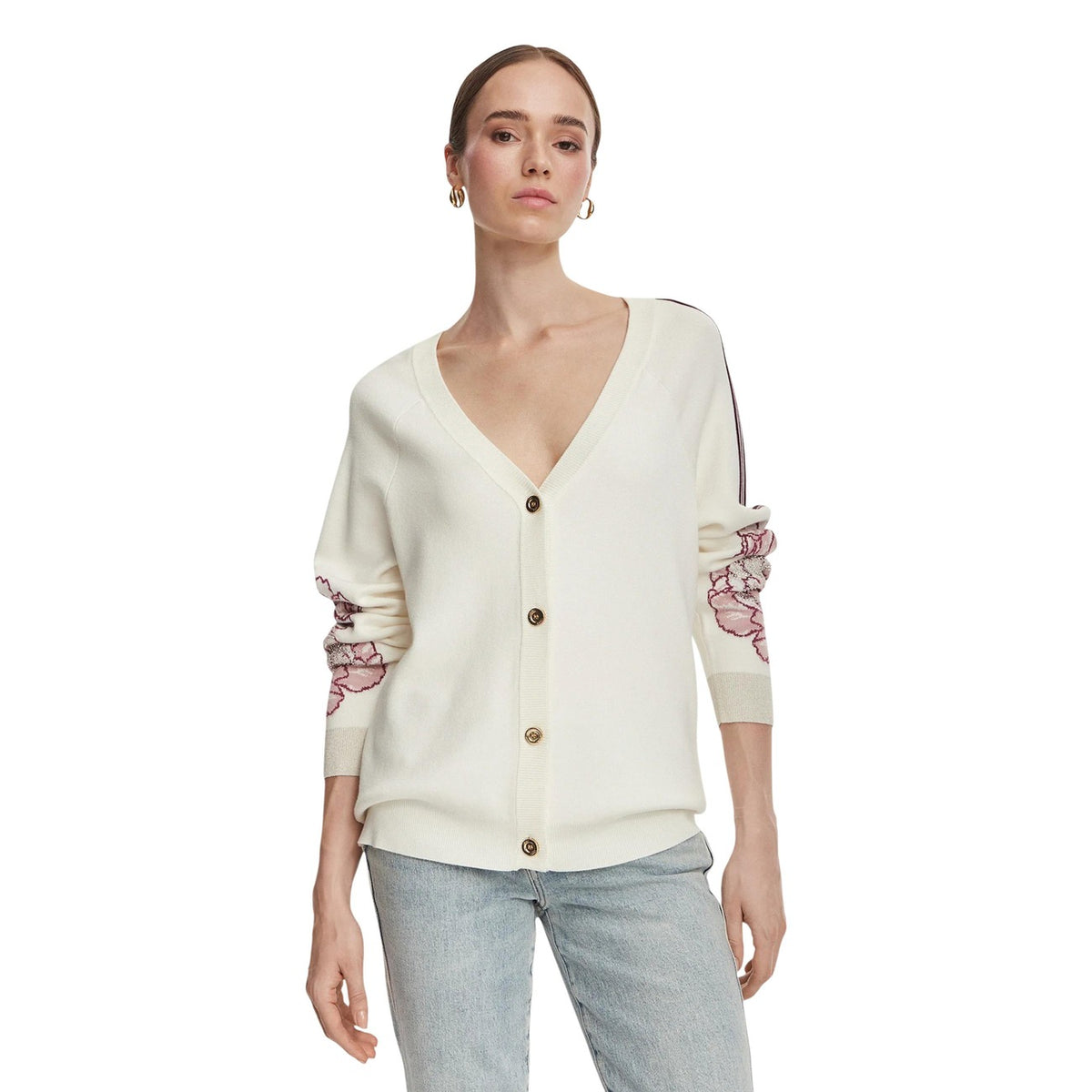 Liu Jo Maglia Dégradé con Paillettes Donna SWEATER