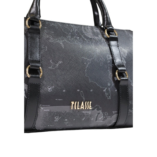 Borsa a mano donna Alviero Martini Prima Classe nera – Bauletto Geo Night con tracolla 26IL4LF9697130001.