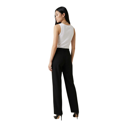 canotta Guess Alexia con paillettes in bianco puro vista posteriore figura intera 