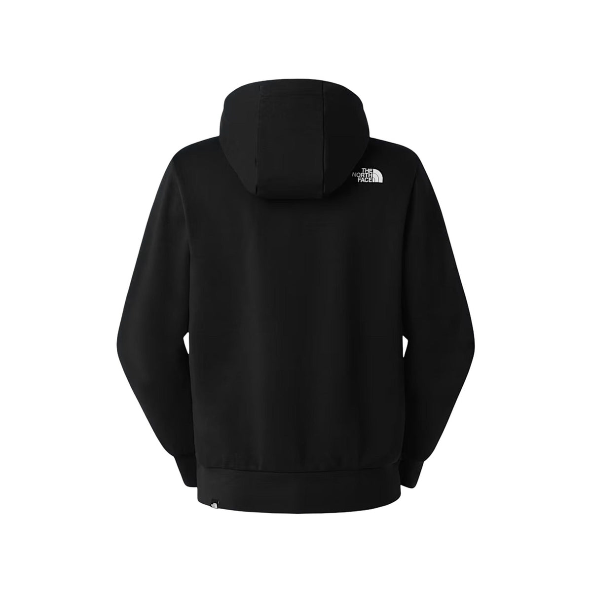 Felpa The North Face uomo nera con zip e cappuccio NF0A8EU1 M EVO SD REG FZ HOODIE. Felpa sportiva pesante felpata con cerniera full zip, coulisse, tasche frontali e logo The North Face, abbigliamento uomo autunno inverno
