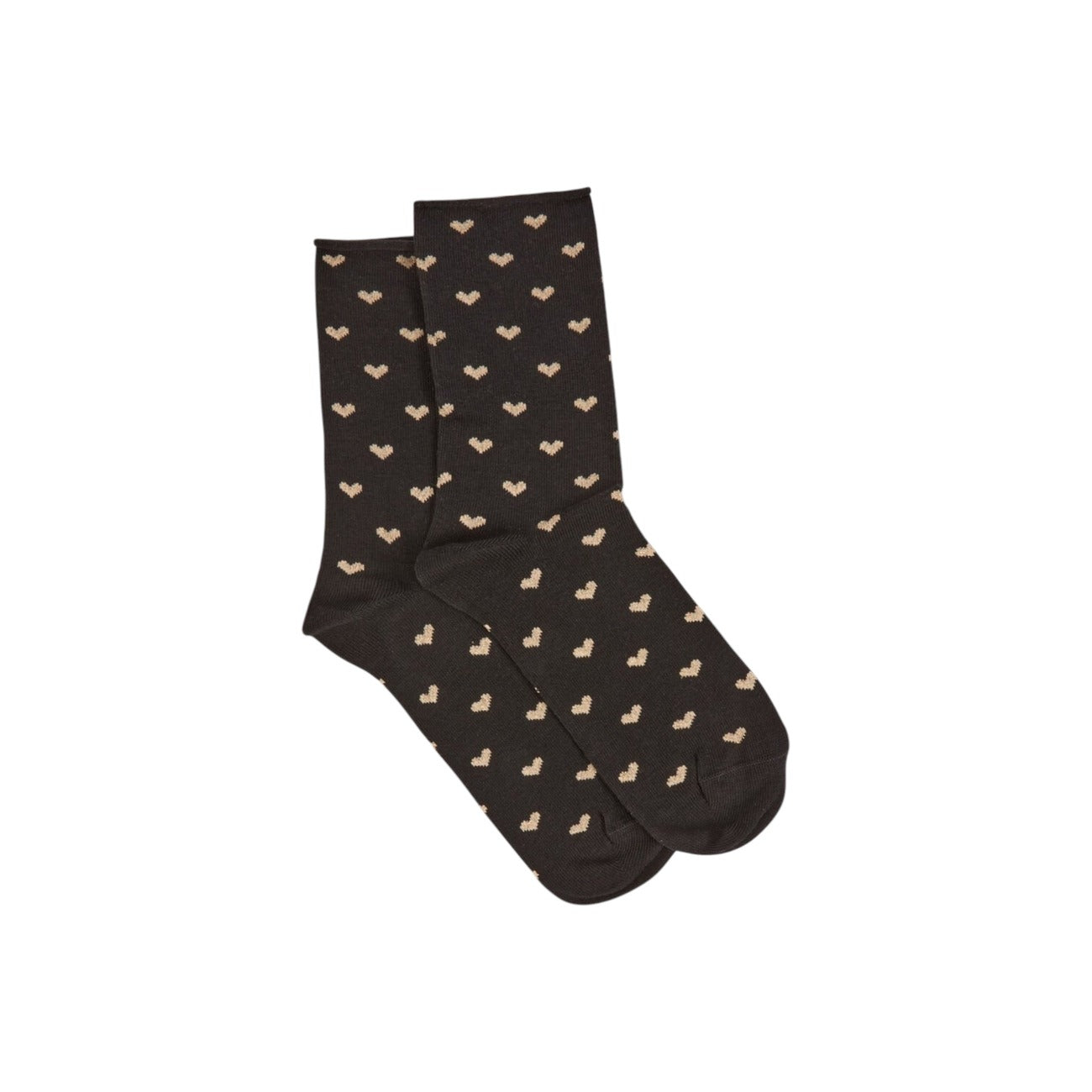 Morgan De Toi Calze Donna Nere con Stampa - Calze Cotone Poliammide Elastan