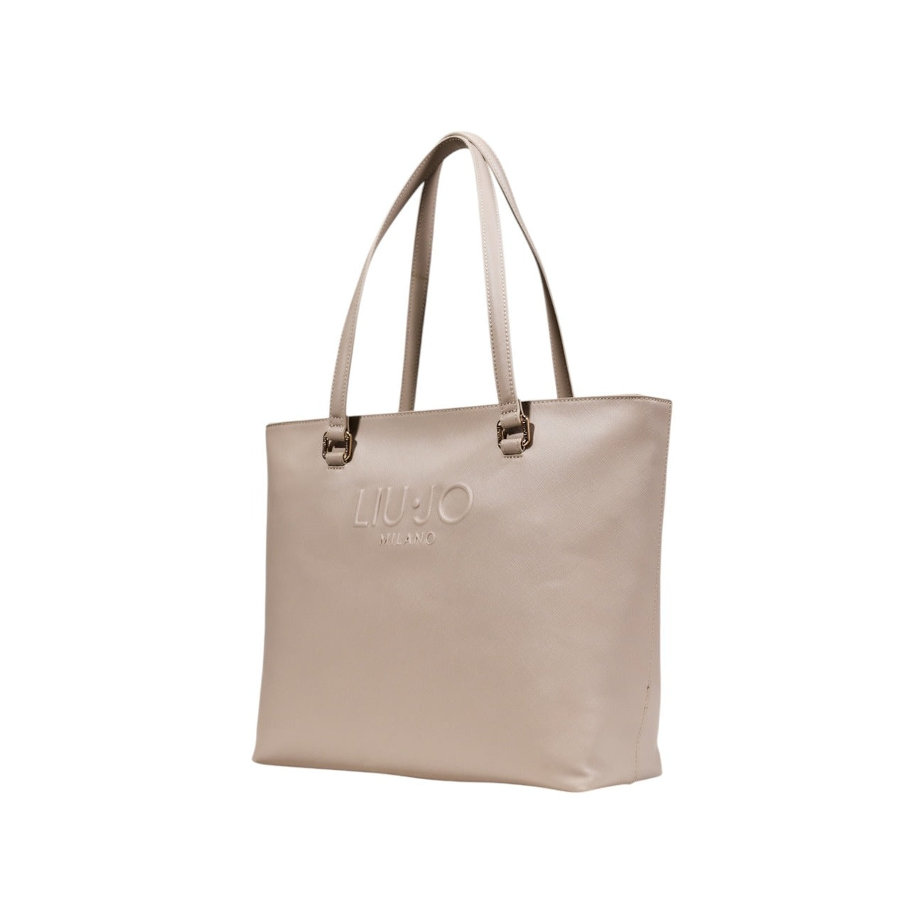 Liu Jo Borsa Donna Beige Mano Cerniera Tasca Interna Poliuretano 100% 31x33x12 cm AF5321 E0087