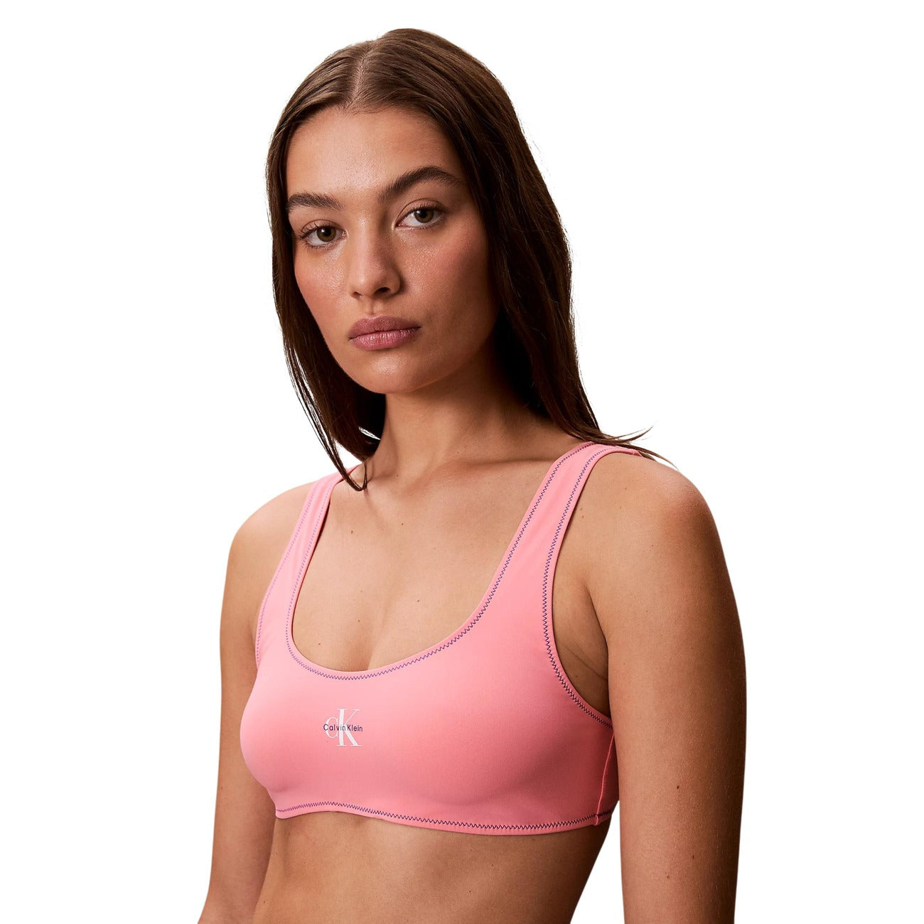 Calvin Klein Jeans Top Bikini A Reggiseno - CK Monogram Donna BRALETTE