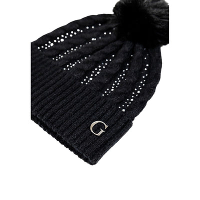 Guess Cappello Donna Nero Acrilico Nylon - Cappello Invernale Autunno