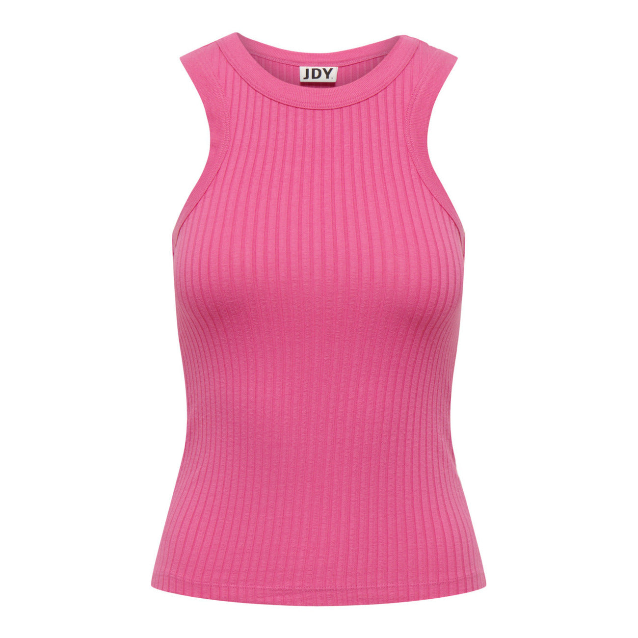 Jacqueline De Yong Canotta Donna Blu Monocromo Smanicato Scollo Tondo 75% Viscosa 20% Cotone 5% Lycra Primavera/Estate 15291932