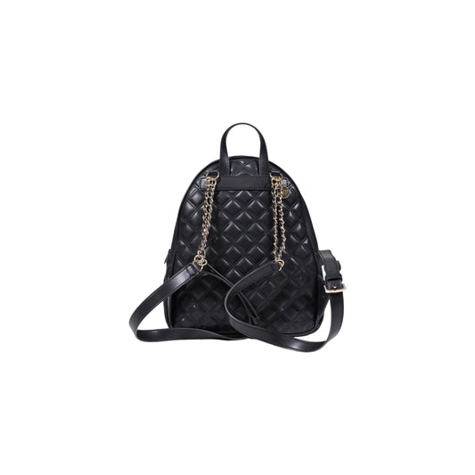 Zaino Guess donna nero HWQG96 73320 con tasche interne e anteriori - vista posteriore retro
