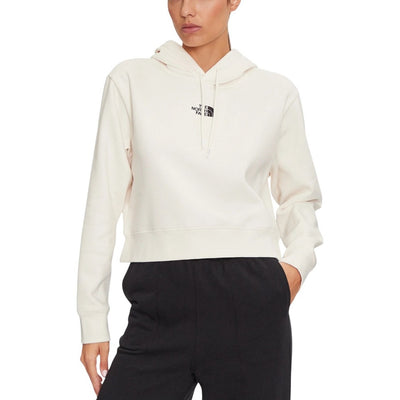 The North Face Felpa Cappuccio Donna Bianca NF0A89EXQLI - Cotone 68%