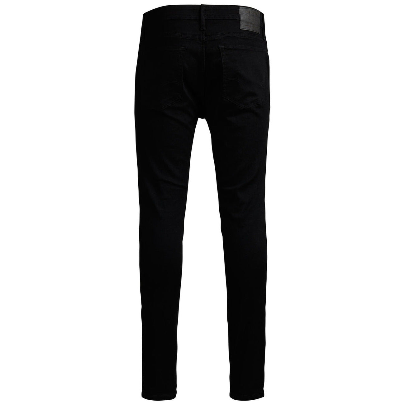 Jack & Jones Jeans Uomo Neri Zip Bottone Tasche Anteriori Posteriori Cotone 98% Elastan 2% Autunno Inverno 12109952