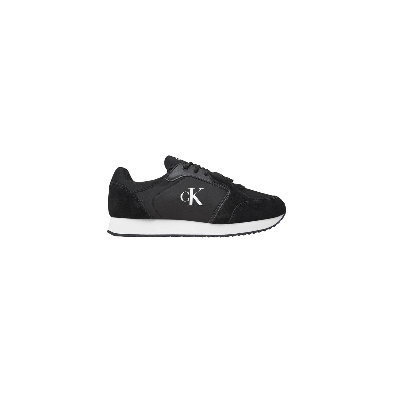 Calvin Klein Jeans Sneakers Uomo Nero Lacci Nylon 100% Sportive Basse Autunno Inverno YM0YM01326