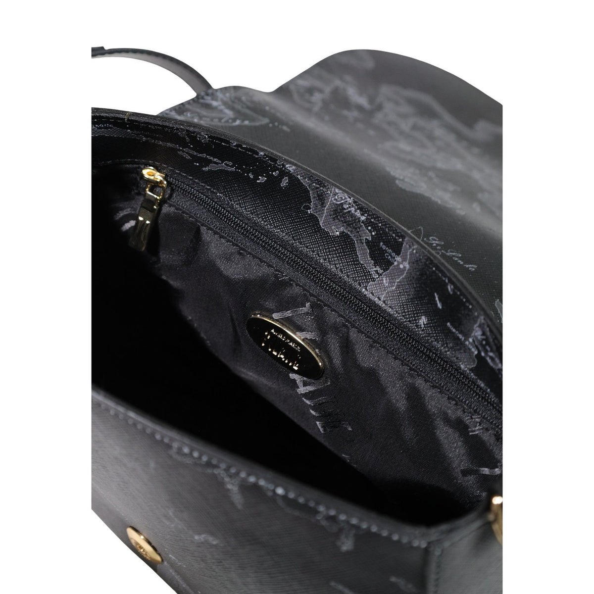 Borsa a tracolla donna Alviero Martini Prima Classe nera – Tracolla con patta Geo Night 26IL4LF9897130001.