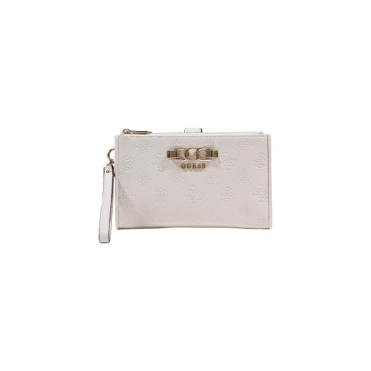 Guess Portafoglio bianco ANISE ZIP ORGANIZER 18.5x11x4 cm Donna
