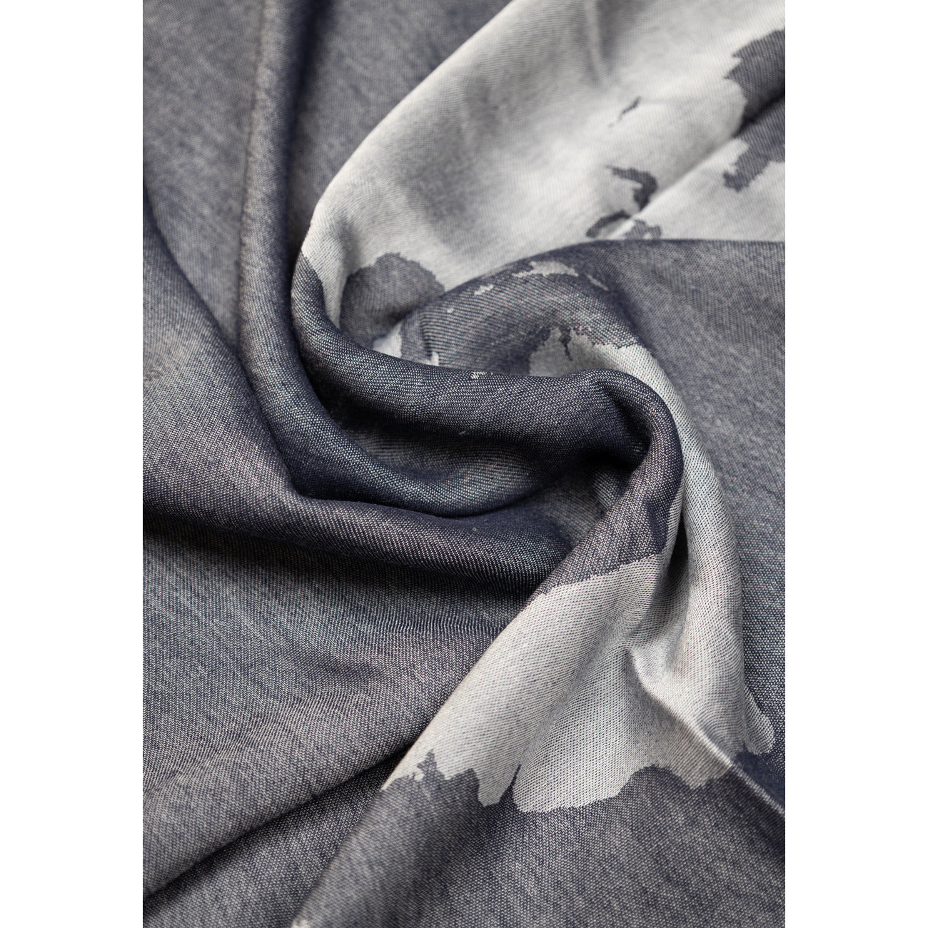 Alviero Martini Prima Classe Sciarpa Donna Grigia con Stampa - Sciarpa Modal Viscosa 180x54cm