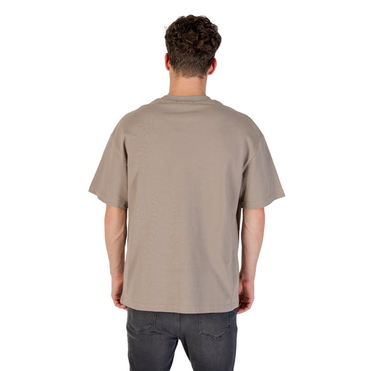 Gianni Lupo T-Shirt Uomo Beige Manica Corta Scollo Tondo Primavera/Estate GL320SX