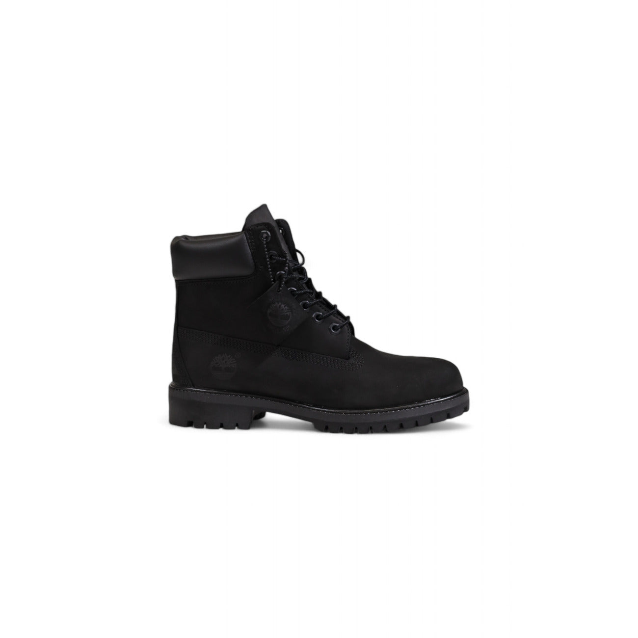 Stivali Timberland uomo nero Premium 6 Inch TB110073001. Polacchini classici alti impermeabili in pelle nera con imbottitura calda PrimaLoft 400g, soletta ammortizzante Anti-Fatigue e fodera ecologica ReBOTL.