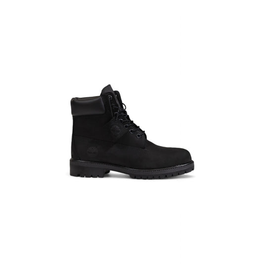Stivali Timberland uomo nero Premium 6 Inch TB110073001. Polacchini classici alti impermeabili in pelle nera con imbottitura calda PrimaLoft 400g, soletta ammortizzante Anti-Fatigue e fodera ecologica ReBOTL.