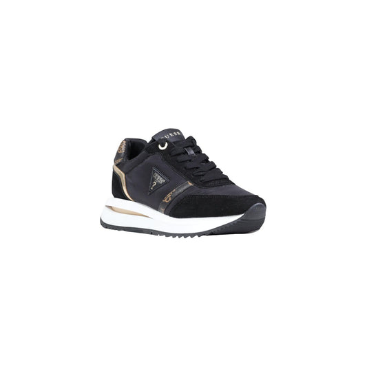 Sneakers Guess donna nere con lacci - vista frontale dettaglio
