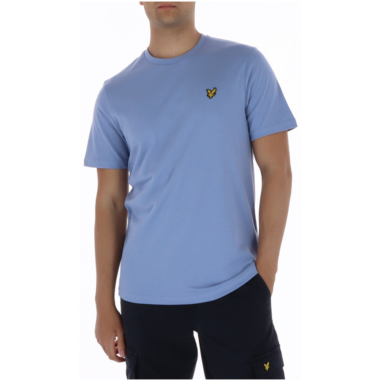 Lyle & Scott T-Shirt Uomo Marrone Manica Corta Scollo Tondo 100% Cotone Autunno/Inverno TS400VOG