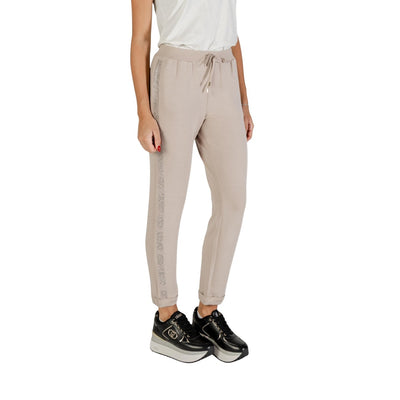 Pantaloni Sportivi Donna Liu Jo Beige Modal - Stile Casual