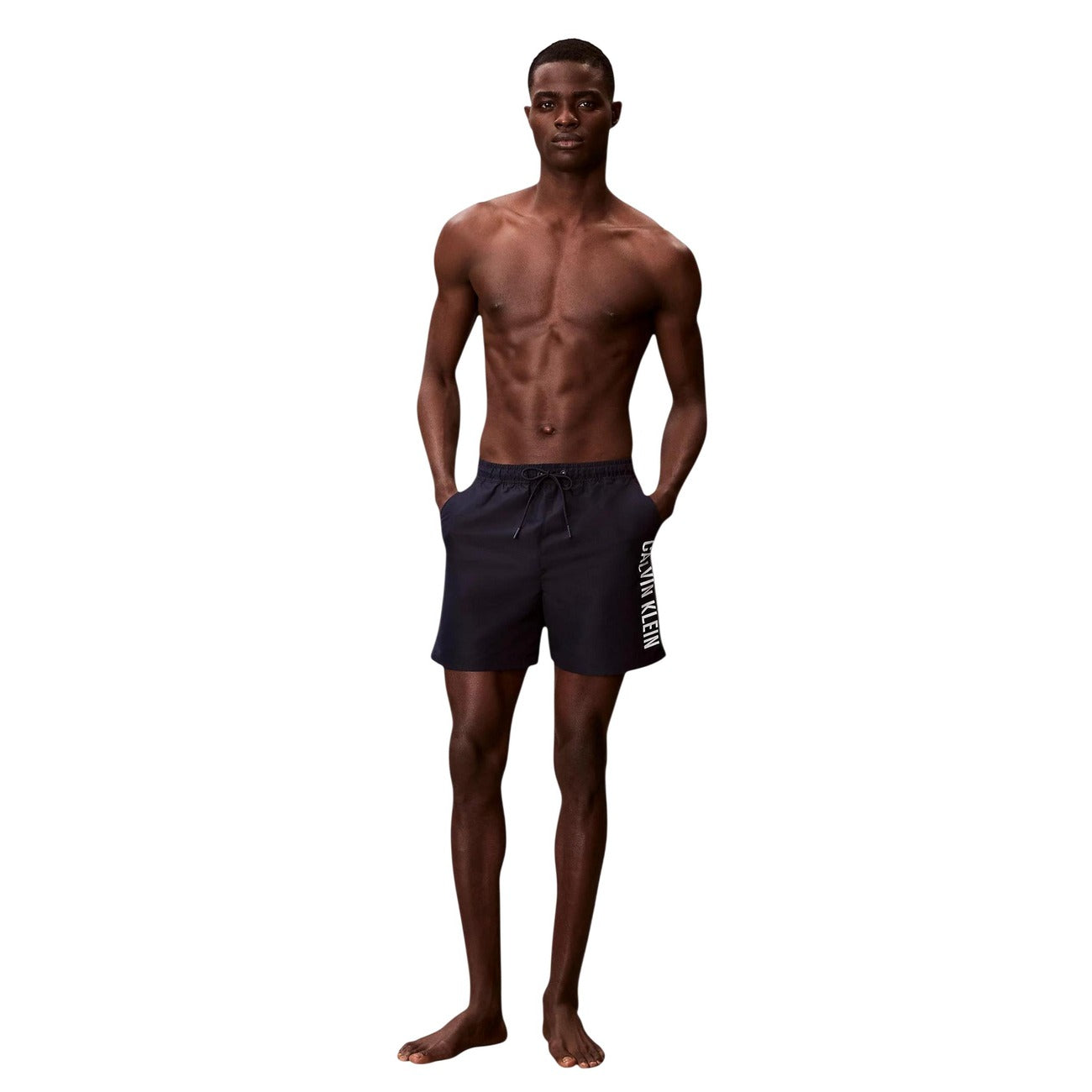 Calvin Klein Jeans Costume Boxer Con Cordoncino Medio CK Essentials Uomo MEDIUM DRAWSTRING