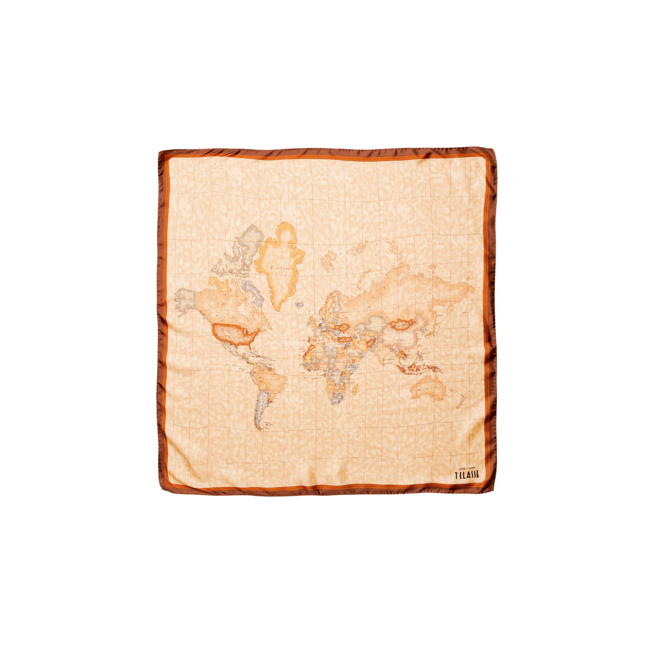 Alviero Martini Prima Classe Sciarpa Donna Beige 100% Seta Autunno/Inverno K 3190 ALOE