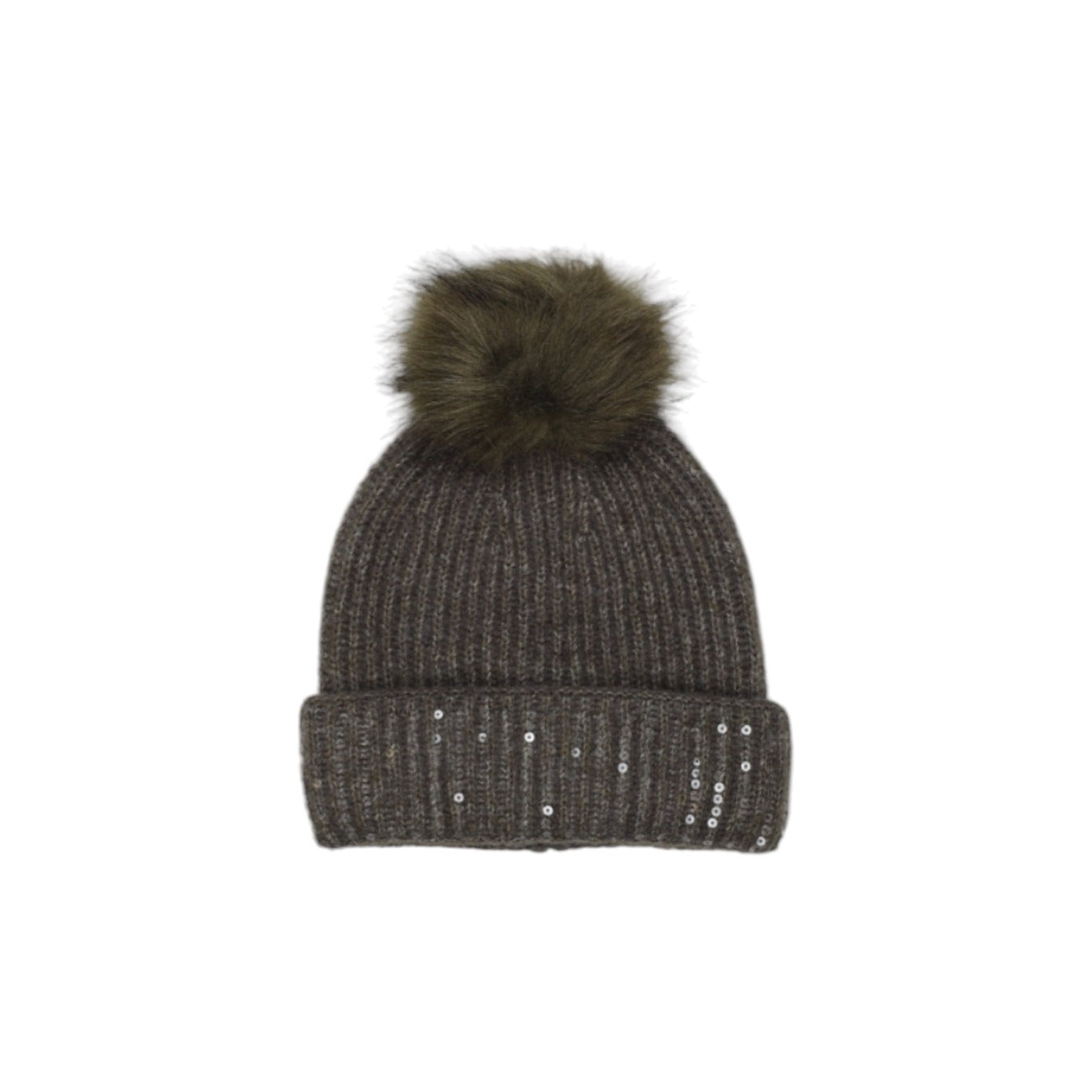 Cappello Donna Grigio Pieces - Accessorio Invernale Morbido e Caldo