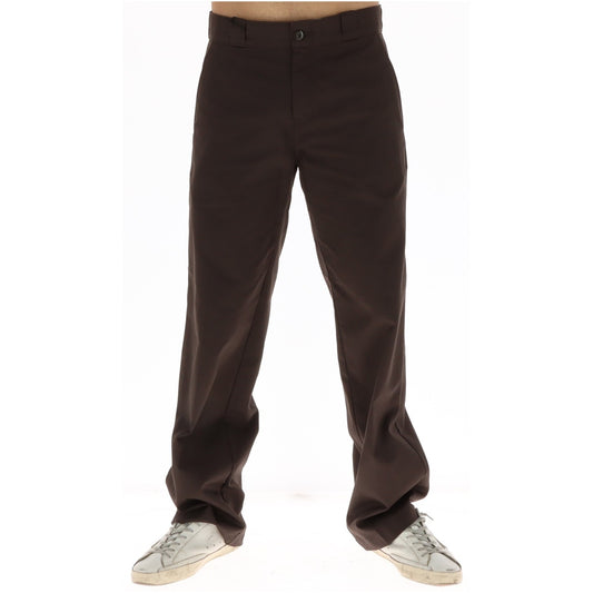 Pantaloni streetwear e workwear da uomo Dickies 874 in tessuto twill antipiega, vestibilità a vita alta con gamba dritta, tasche e piega classica al centro.