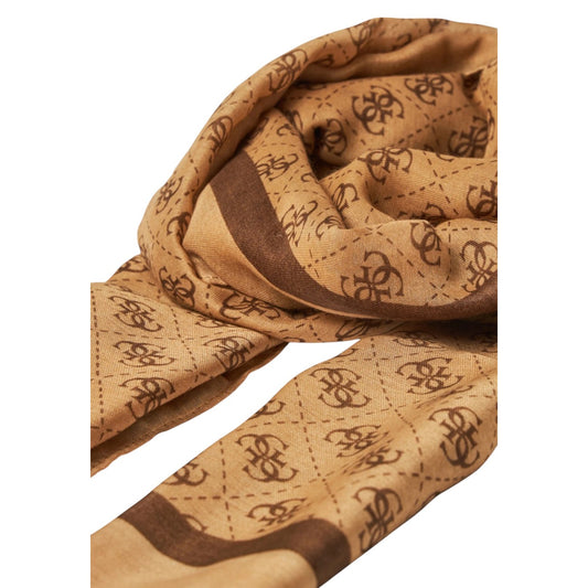 Sciarpa donna Guess monogramma 4G – Scialle elegante in poliestere AW5341 POL03.