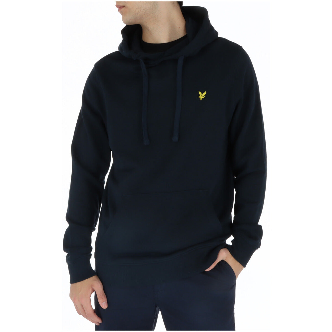 Lyle & Scott Felpa Uomo Verde con Cappuccio Maniche Lunghe Tasche Anteriori in Cotone 100% Autunno/Inverno ML416VOG