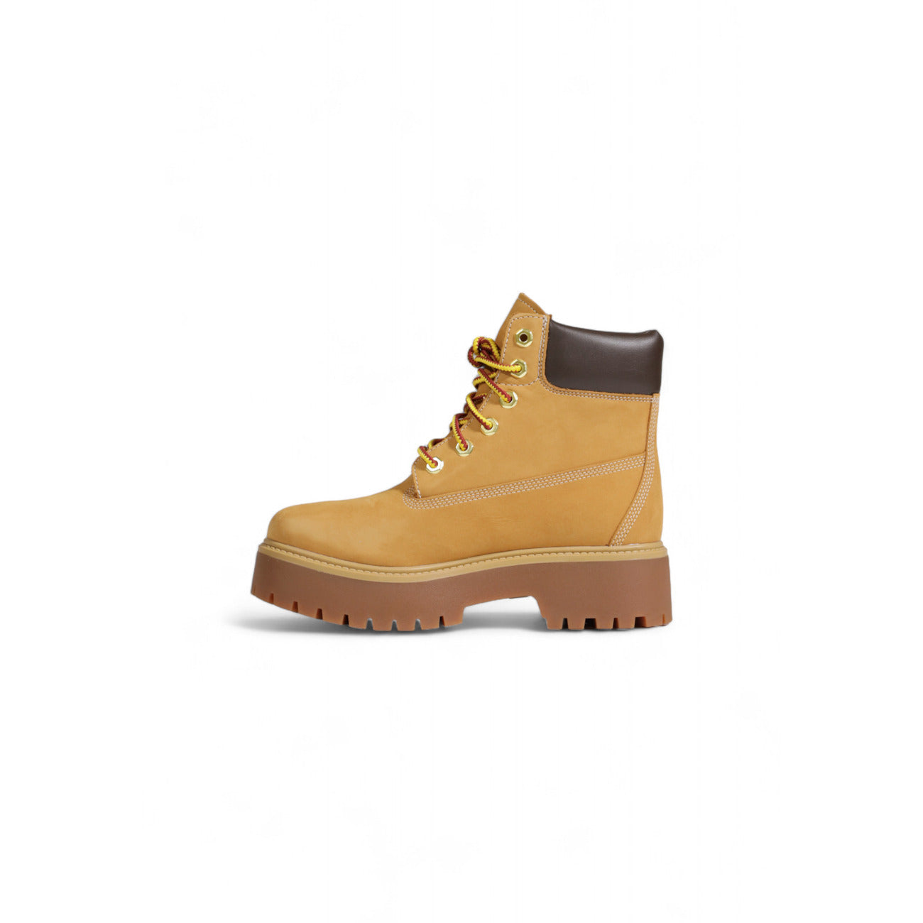 Stivali Timberland donna plateau Stone Street 6 Inch marroncino TB1A5RJD231. Polacchini impermeabili stile boot con zeppa platform, imbottitura termica PrimaLoft, soletta OrthoLite e fodera in materiale riciclato ReBOTL.
