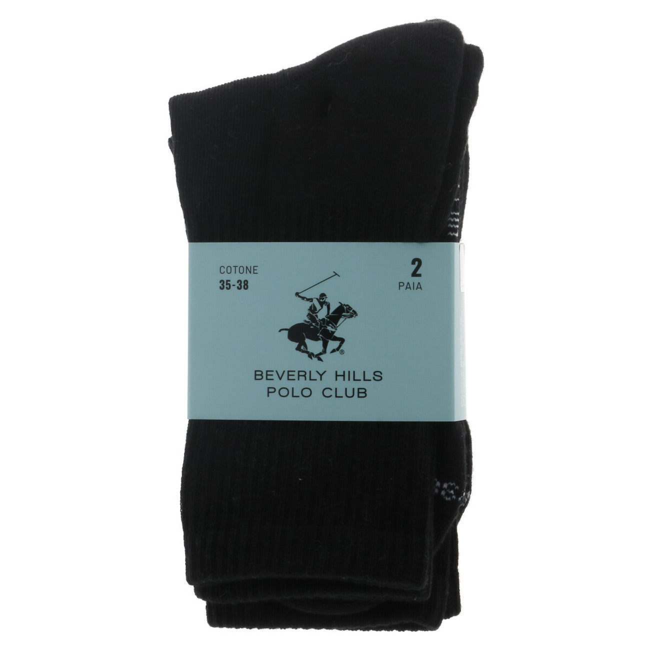 Beverly Hills Polo Club Calze Uomo Grigio Cotone 85% Poliestere 12% Elastan 3% Tutte le Stagioni BHPC997
