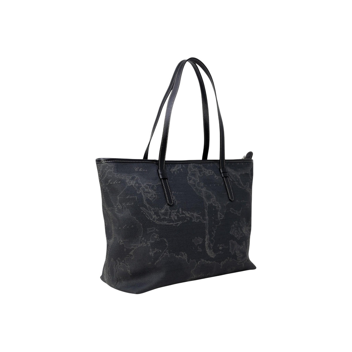 Borsa shopping nera donna Alviero Martini Prima Classe – Borsa spalla Geo Dark con zip 01EC5D00764260001.